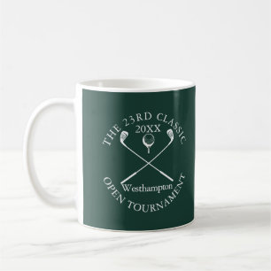 Mug Tournoi de Golf Evénement Classique Émeraude Vert