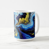 Mug Tournoyants de bleu et d'or 4 (Devant droit)