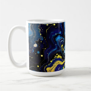 Mug Tournoyants de bleu et d'or 4