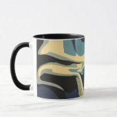 Mug Tournures Terrestres Douces dans des Tons Calmes (Gauche)
