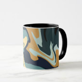 Mug Tournures Terrestres Douces dans des Tons Calmes (Devant droit)