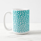 Mug Tourquoise Leopard Patters (Gauche)