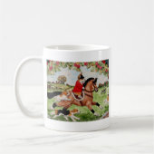 Mug Tours de chasseur de corgi aux chiens (Gauche)