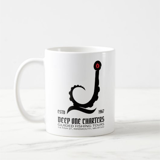 Mug Tours de pêche Innsmouth Cthulhu Lovecraft (Gauche)