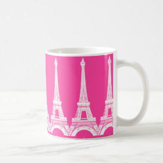 Mug Tours Eiffel Rose-n-Blancs chauds