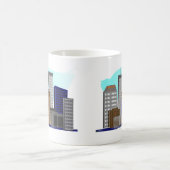 Mug Tours jumelles New York---Cadeaux uniques d'art (Centre)