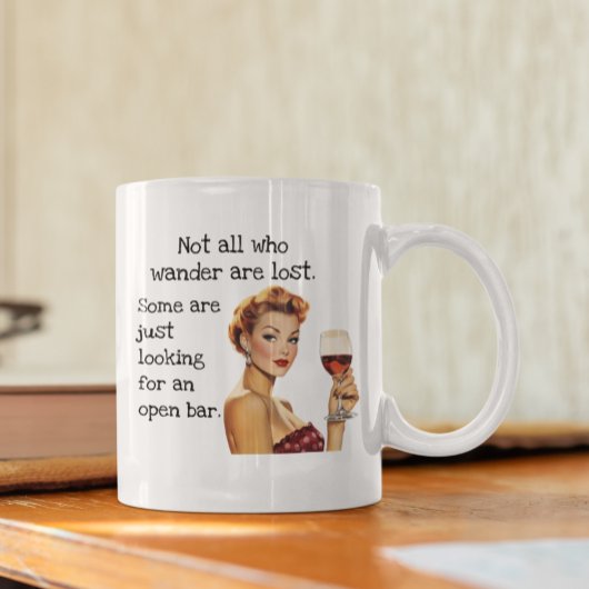 Mug Tous ceux qui errent ne sont pas perdus Drôle Boir