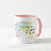 Mug Tous ceux qui se baladent ne sont pas perdus Carte (Devant droit)