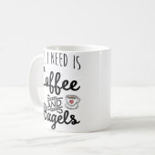 Mug Tous j'ai besoin de café et de bagels (Devant gauche)