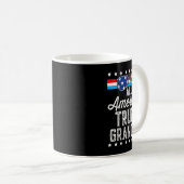 Mug Tous les américains Trump grand-mère drapeau améri (Devant droit)