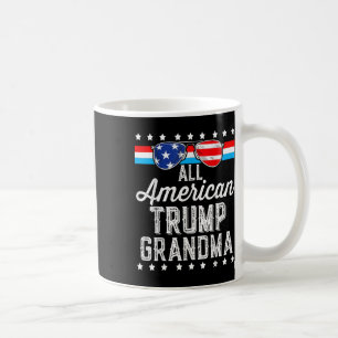 Mug Tous les américains Trump grand-mère drapeau améri