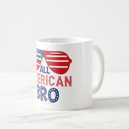 Mug Tous les Bro américains (Devant droit)