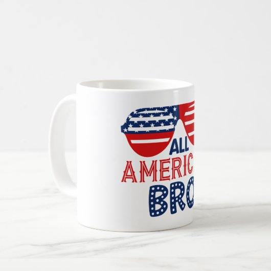Mug Tous les Bro américains (Devant gauche)