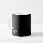 Mug Tous les cancers comptent pour la sensibilisation (Devant gauche)