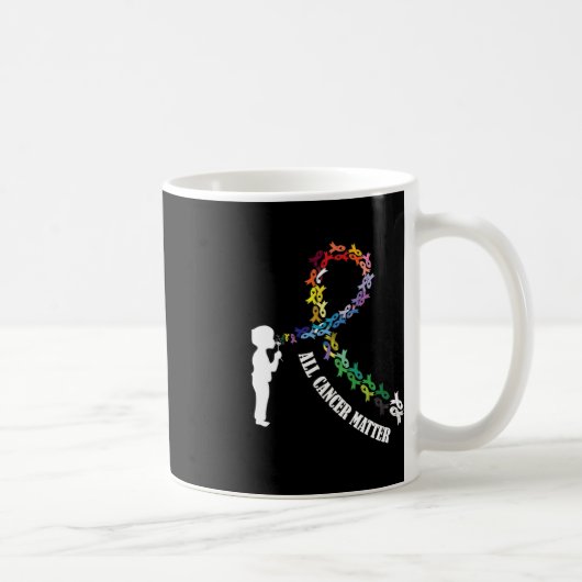 Mug Tous les cancers comptent pour la sensibilisation (Droite)