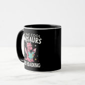 Mug Tous les dinosaures branchés lisent (Devant gauche)