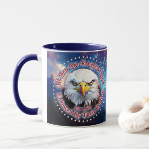 Mug Tous les hommes sont créés égaux Brown Eagle Feux