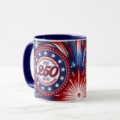 Mug Tous les hommes sont créés égaux Graphique Feu d'a (Devant gauche)