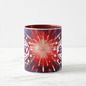 Mug Tous les hommes sont créés Feu d'artifice graphiqu (Centre)