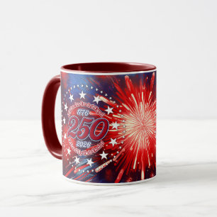 Mug Tous les hommes sont créés Feu d'artifice graphiqu