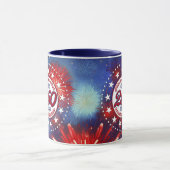 Mug Tous les hommes sont créés Feux d'artifice graphiq (Centre)