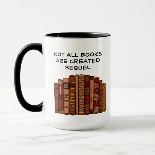 Mug Tous les livres créés | Lecture du jeu (Gauche)