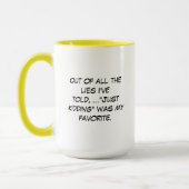 Mug Tous les Mensonges (Gauche)