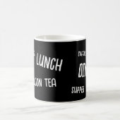 Mug Tous les repas Petit déjeuner Déjeuner Dîner Noir (Centre)