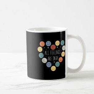 Mug Tous les sentiments sont d'accord Santé mentale Mo
