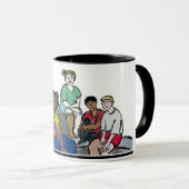 Mug "Tous mes amis sont en bonne santé !"Mug (Devant droit)