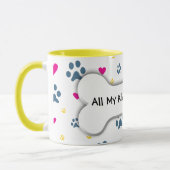 Mug Tous mes Enfant-Enfants ont des pattes (Gauche)
