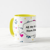 Mug Tous mes Enfant-Enfants ont des pattes (Devant gauche)