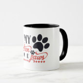 Mug Tous Mes Enfants Ont Des Pâtes De Musique (Devant droit)