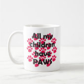 Mug Tous mes enfants ont des pattes (Gauche)