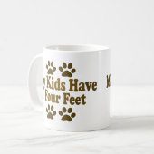 Mug Tous mes enfants ont quatre pieds (Devant gauche)