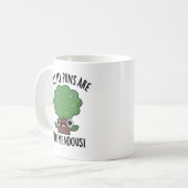 Mug Tous Mes Puns Sont Des Pun D'Arbre Funny Mendous (Devant gauche)