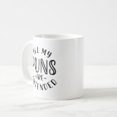 Mug Tous Mes Puns Sont Destinés (Devant gauche)