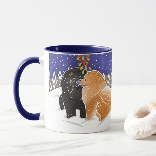 Mug TOUS que JE VEUX POUR Noël - la bouffe (Avec donut)