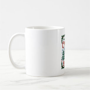Mug Tous veulent des arbres de pin requin de Noël