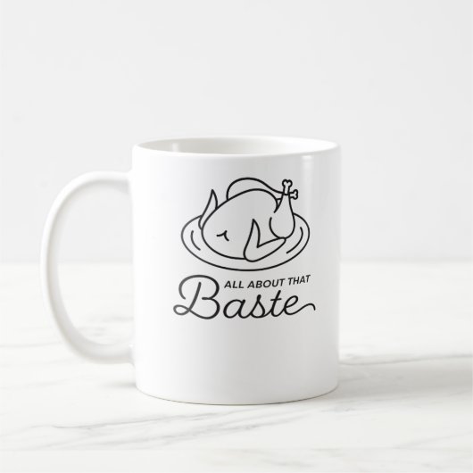 Mug Tout À Propos De Ce Baste Pour Thanksgiving (Gauche)
