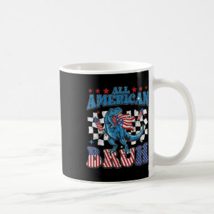 Mug Tout Américain Bruh Dinosaure T-rex Patriotique 4