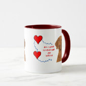 Mug Tout Ce Dont J'Ai Besoin, C'Est D'Amour Et De Mon (Devant droit)