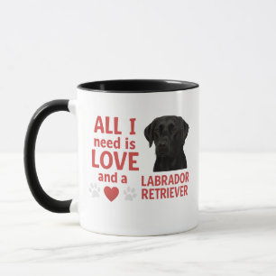 Mug Tout ce dont j'ai besoin, c'est d'amour et d'une b