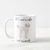 Mug Tout ce dont j'ai besoin c'est du café et mon cani (Gauche)