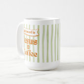 Mug Tout ce dont j'ai besoin c'est Jésus & Café - Vert (Devant gauche)
