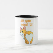 Mug tout ce dont vous avez besoin, c'est d'amour/anima (Centre)