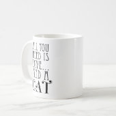 Mug Tout Ce Dont Vous Avez Besoin, C'Est D'Amour Et D' (Devant gauche)