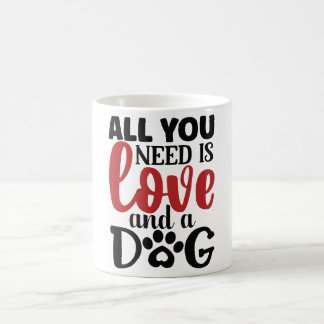 Mug Tout ce dont vous avez besoin, c'est d'amour et de