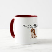 Mug Tout ce dont vous avez besoin c'est d'amour et d'u (Devant gauche)