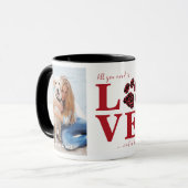 Mug Tout ce dont vous avez besoin est l'amour et un ch (Devant gauche)